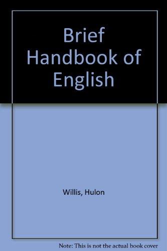 Book A brief handbook of English free