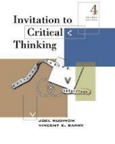 Book Invitation to Critical Thinking free