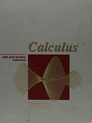 Book Calculus: One and Several Variables free