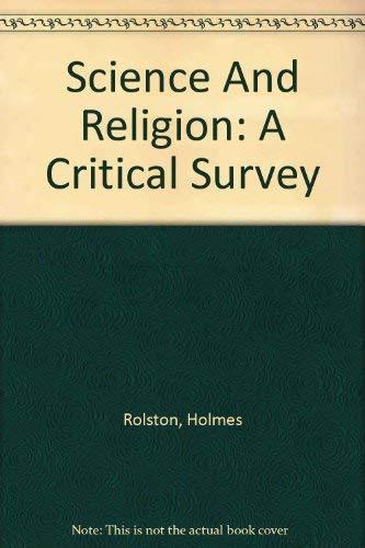 Book Science And Religion: A Critical Survey free