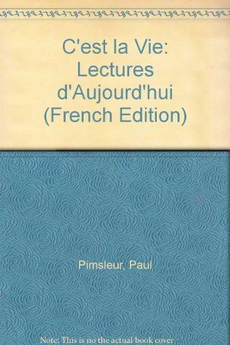 Book C'est La Vie (french Edition) free