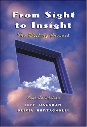 Book From Sight to Insight: The Writing Process free
