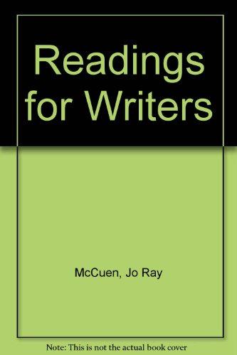 Book Readings for Writers free
