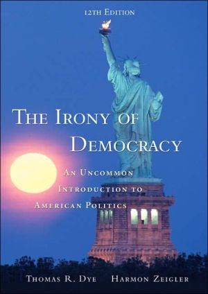 Book The Irony of Democracy (with InfoTrac) (Available Titles CengageNOW) free