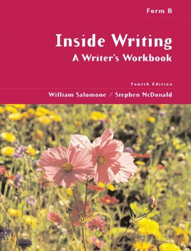 Book Inside Writing: A Writer’s Workbook, Form B free