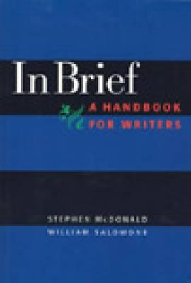 Book In Brief: A Handbook for Writers free