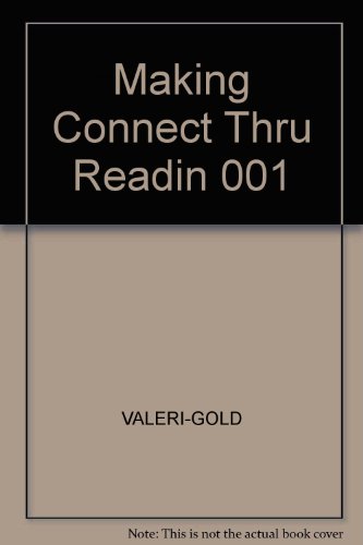Book MAKING CONNECTIONS THRU READING & WRITING free