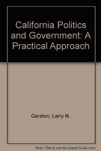 Book California Politics and Government: A Practical Approach free