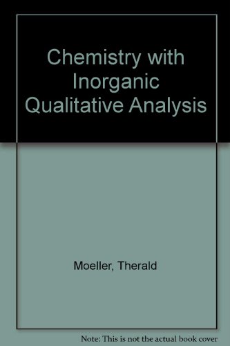 Book Chemistry With Inorganic Qualitative Analysis free