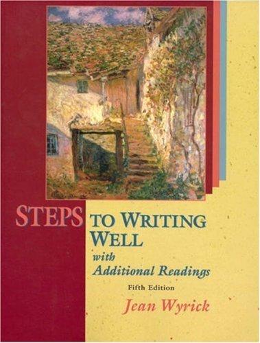 Book Steps to Writing Well with Additional Readings free