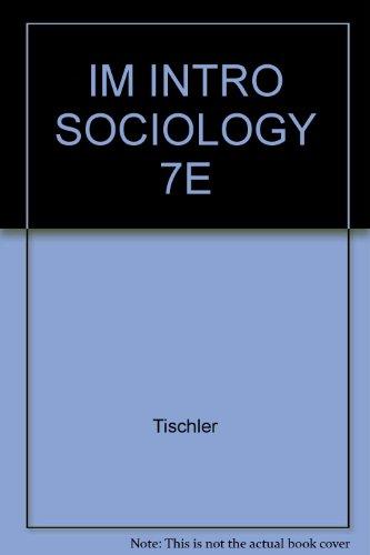 Book Instructor's Manual To Accompany Introduction To Sociology free
