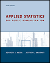 Book Applied Statistics for Public Administration free