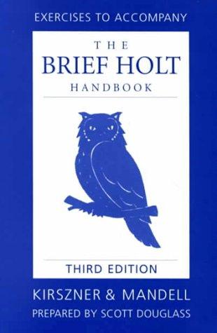 Book Brief Holt Handbook Exercise Manual free