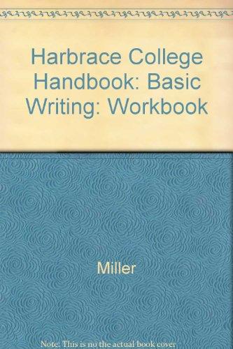 Book Writer’s Harbrace Handbook Basic Writer’s Workbook Answer free