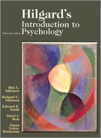 Book Study Guide for Atkinson et al's Hilgard's Introduction to Psychology, 13th free