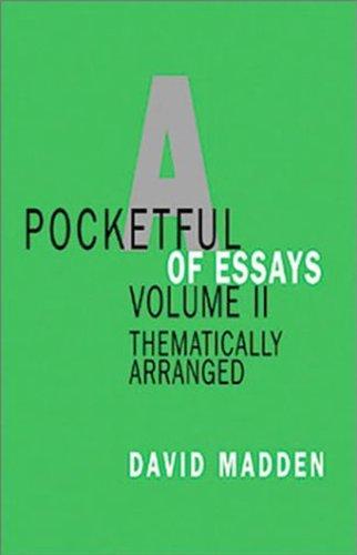 Book Pocketful of Essays, Volume II: Thematically Arranged free