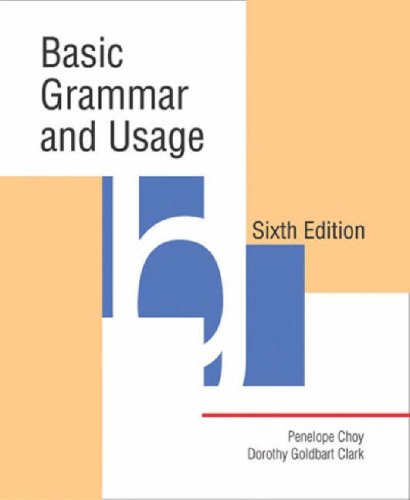 Book Basic Grammar and Usage free
