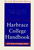 Book Harbrace College Handbook : With 1998 MLA Style Manual Updates, 13th Revised Edition (HODGES HARBRACE HANDBOOK) free