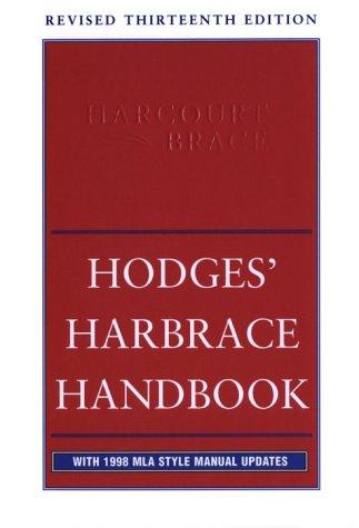 Book Hodges’ Harbrace Handbook, Revised: MLA Update free