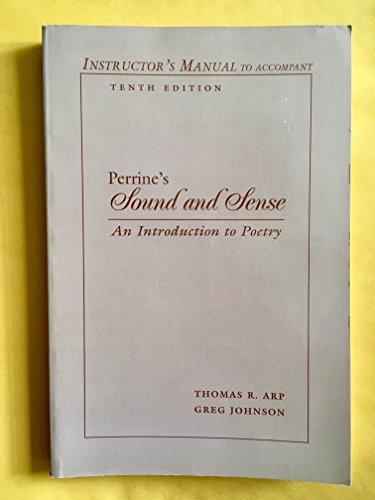 Book Perrine's Sound and Sense, Tenth Edition, Instructor's Manual free