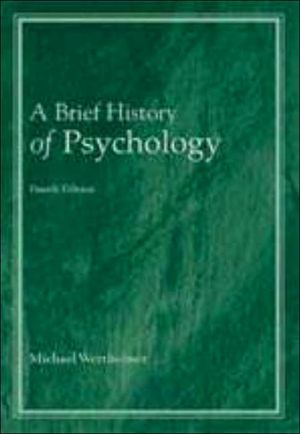 Book [Studyguide for a Brief History of Psychology by Wertheimer, Michael, ISBN 9780155079977] (By: Cram101 Textbook Reviews) [published: August, 2012] free
