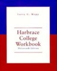 Book HARBRACE COLLEGE WORKBOOK 13E free
