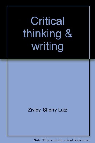 Book Critical Thinking And Writing free