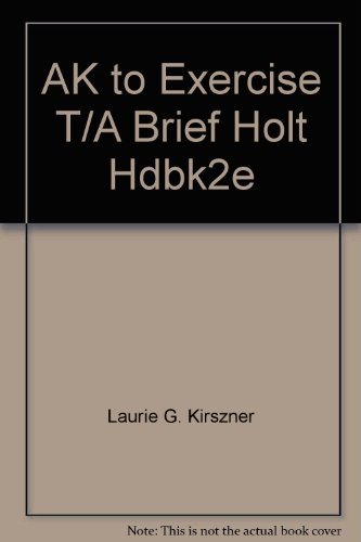 Book Brief Holt Handbook 2e-ak To Exercises free