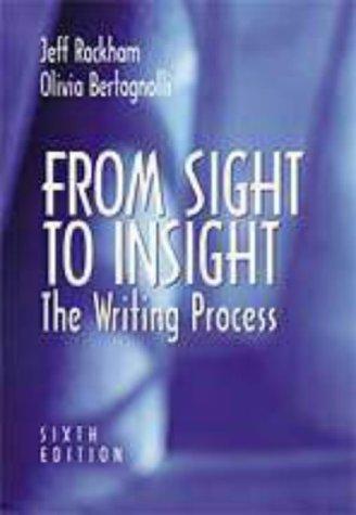 Book From Sight to Insight:  The Writing Process free