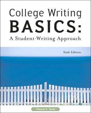 Book College Writing Basics: A Student-Writing Approach free