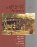 Book Liberty, Equality, Power: A History of the American People (Non-InfoTrac Version) free