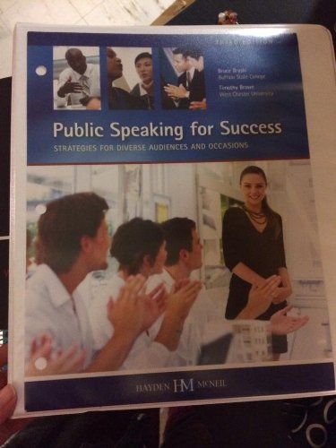 Book Public Speaking Introduction To Oral Communications free