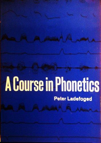 Book A course in phonetics free
