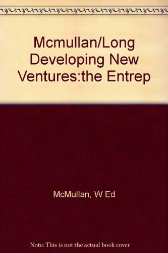 Book Developing New Ventures: The Entrepreneurial Option free