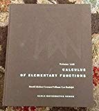 Book Calculus Of Elementary Functions free