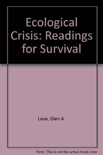 Book Ecological crisis: Readings for survival free