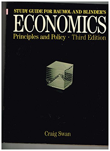 Book Economics: Study Guide for Baumol and Blinders, Principles and Policy free