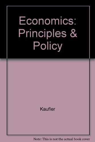 Book Economics: Principles & Policy free