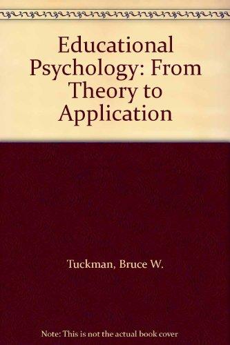 Book Educational Psychology: From Theory to Application free