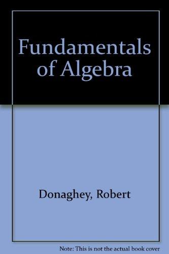Book Fundamentals Of Algebra: An Integrated Text Workbook free