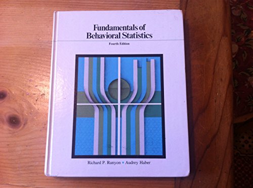 Book Fundamental Statistics for Behavioral Sciences free