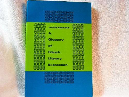 Book A Glossary of French Literary Expression free