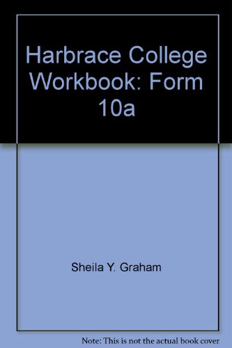 Book Harbrace College Workbook: Form 10a free