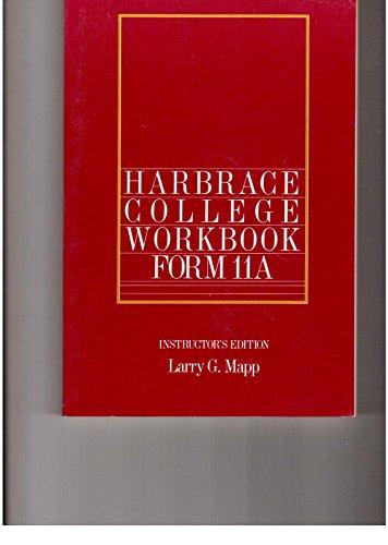 Book Harbrace College Handbook, Form 11a, Instructor's Edition free