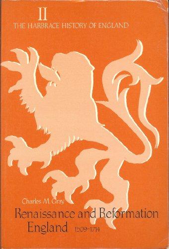 Book Renaissance and Reformation England, 1509-1714, Part 2 (The Harbrace History of England Series) free