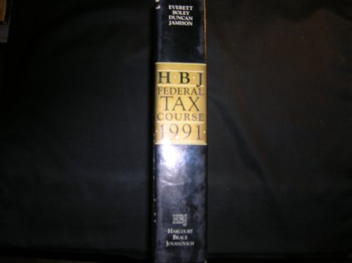 Book Hbj Federal Tax Course, Nineteen Ninety-one free
