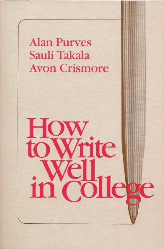 Book How To Write Well In College free