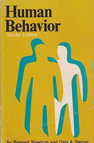 Book Human Behavior: Shorter Edition With Teacher's Manual free