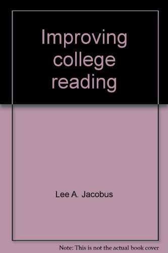 Book Improving college reading free