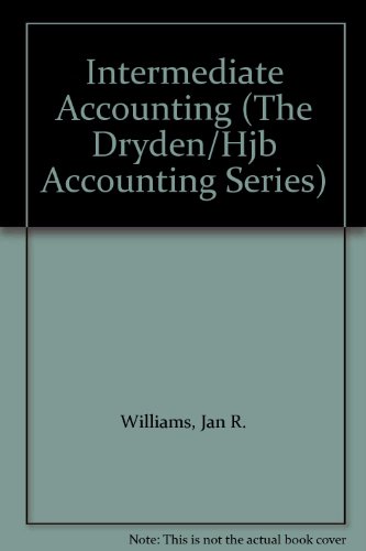 Book Intermediate Accounting (The Dryden/Hjb Accounting Series) free
